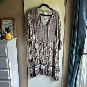 Knox Rose Floral Boho Dress - Multicolor